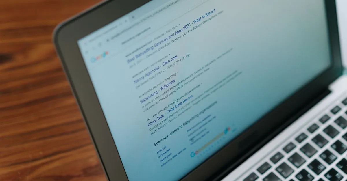 Google search results showing competitors ranking above you
